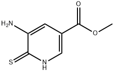 methyl 5-amino-6-thioxo-1,6-dihydropyridine-3-carboxylate Struktur