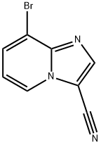 8-Bromo-imidazo[1,2-a]pyridine-3-carbonitrile Struktur