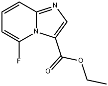 5-Fluoro-imidazo[1,2-a]pyridine-3-carboxylic acid ethyl ester Struktur