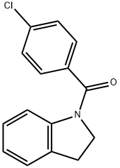 (4-Chlorophenyl)(indolin-1-yl)methanone Struktur