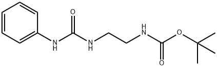 TERT-BUTYL 2-(3-PHENYLUREIDO)ETHYLCARBAMATE Struktur