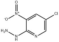 (5-Chloro-3-nitro-pyridin-2-yl)-hydrazine Struktur