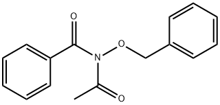 N-acetyl-N-(benzyloxy)benzamide Struktur