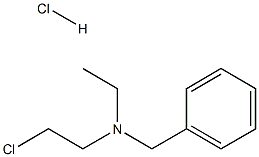 N-(2-CHLOROETHYL)-N-ETHYLBENZYLAMINE HCL Struktur