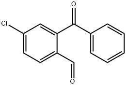 2-Benzoyl-4-chlorobenzaldehyde Struktur