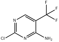 2-chloro-5-(trifluoromethyl)pyrimidin-4-amine Struktur