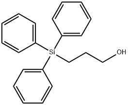 3-(TRIPHENYLSILYL)-1-PROPANOL Struktur