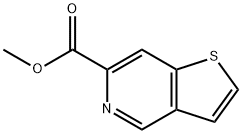 methyl thieno[3,2-c]pyridine-6-carboxylate Struktur