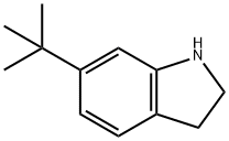 6-(tert-Butyl)indoline Struktur