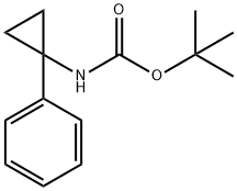 tert-Butyl (1-phenylcyclopropyl)carbamate Struktur