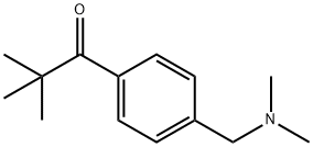 2,2-DIMETHYL-4'-(DIMETHYLAMINOMETHYL)PROPIOPHENONE Struktur