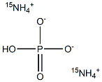 Diammonium hydrogenphosphate-15N2 Struktur