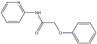 2-phenoxy-N-(pyridin-2-yl)acetamide Struktur