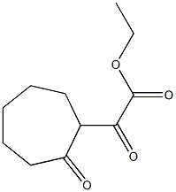 Oxo-(2-oxo-cycloheptyl)-acetic acid ethyl ester Struktur