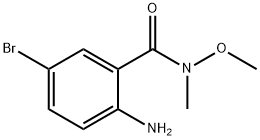 2-Amino-5-bromo-N-methoxy-N-methylbenzamide Struktur