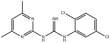 1-(2,5-dichlorophenyl)-3-(4,6-dimethylpyrimidin-2-yl)guanidine Struktur