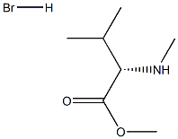 Methyl N-methyl-L-valinate hydrobromide Struktur