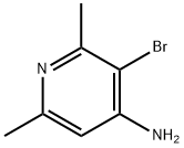 3-Bromo-2,6-dimethylpyridin-4-amine Struktur