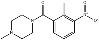 (2-methyl-3-nitrophenyl)(4-methylpiperazin-1-yl)methanone Struktur