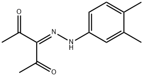 3-[2-(3,4-dimethylphenyl)hydrazinylidene]pentane-2,4-dione Struktur