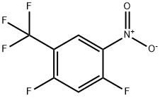 2,4-Difluoro-5-nitrobenzotrifluoride Structure