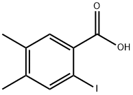 2-Iodo-4,5-dimethylbenzoic acid Struktur