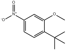 1-tert-Butyl-2-methoxy-4-nitro-benzene Struktur