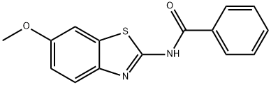 N-(6-Methoxybenzo[d]thiazol-2-yl)benzamide Struktur