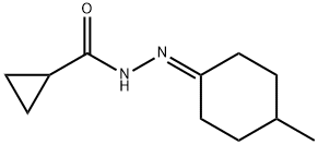 N'-(4-methylcyclohexylidene)cyclopropanecarbohydrazide Struktur