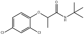 N-tert-butyl-2-(2,4-dichlorophenoxy)propanamide Struktur