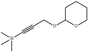 Tetrahydro-2-[[3-(trimethylsilyl)-2-propyn-1-yl]oxy]-2H-Pyran Struktur