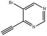 5-Bromo-4-ethynylpyrimidine Struktur