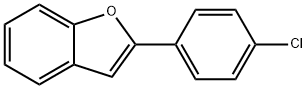 2-(4-Chlorophenyl)benzofuran Struktur