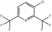 3-Chloro-2,6-bis(trifluoromethyl)pyridine Struktur