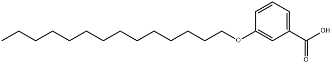 3-(TETRADECYLOXY)BENZOIC ACID Struktur