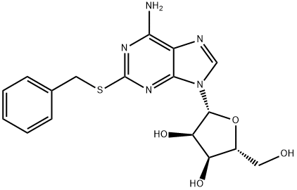 2-Benzylthioadenosine Struktur