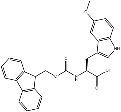 N-Fmoc-5-methoxy-L-tryptophan Struktur