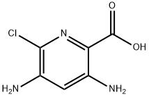 3,5-Diamino-6-chloropicolinic acid Struktur