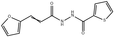 N'-[3-(2-furyl)acryloyl]-2-thiophenecarbohydrazide Struktur