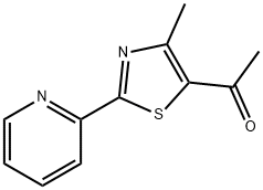 1-(4-methyl-2-(pyridin-2-yl)thiazol-5-yl)ethanone Struktur