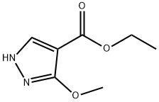 ethyl 3-methoxy-1H-pyrazole-4-carboxylate Struktur