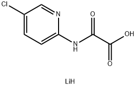 Acetic acid, [(5-chloro-2-pyridinyl)amino]oxo-, monolithium salt Struktur