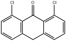 1,8-DICHLORO-10H-ANTHRACEN-9-ONE Struktur