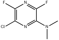 6-Chloro-3,5-difluoro-N,N-dimethylpyrazin-2-amine Struktur