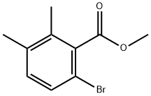 Methyl 6-bromo-2,3-dimethylbenzoate Struktur