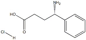 (S)-4-Amino-4-phenyl-butyric acid hydrochloride Struktur