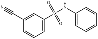 3-Cyano-N-phenylbenzenesulfonamide Struktur