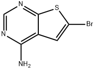 6-bromothieno[2,3-d]pyrimidin-4-amine Struktur