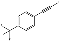 1-(2-Iodoethynyl)-4-(trifluoromethyl)benzene Struktur