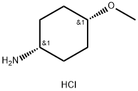 cis-4-Methoxy-cyclohexylamine hydrochloride Struktur